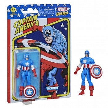 Marvel Legends Retro Actionfigur 10 cm Captain America
