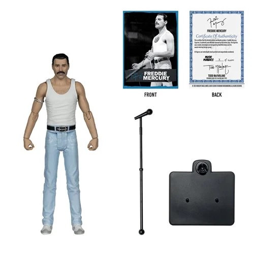 Music Maniacs Rock Wave 3 Queen Freddie Mercury 6-Inch Scale Action Figure