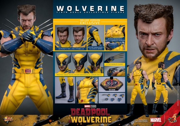 Deadpool & Wolverine Movie Masterpiece Actionfigur 1/6 Wolverine (Deluxe Version) 31 cm