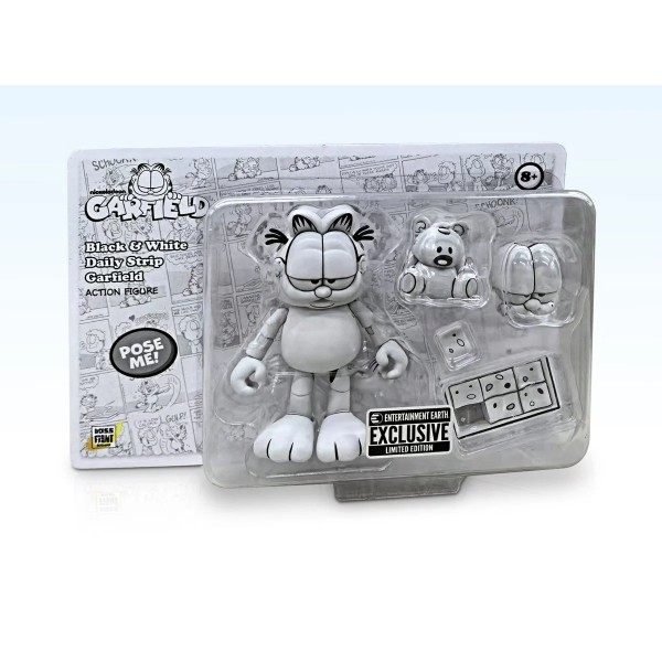 Garfield Black and White Daily Comic Strip Action Figure - Exclusive