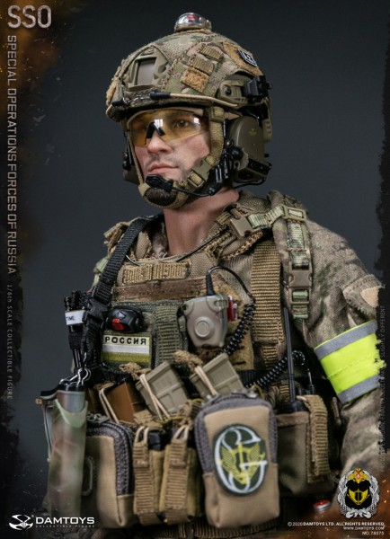 DAMTOYS Action Figure 1/6 Special Operation Forces of Russia (SSO)