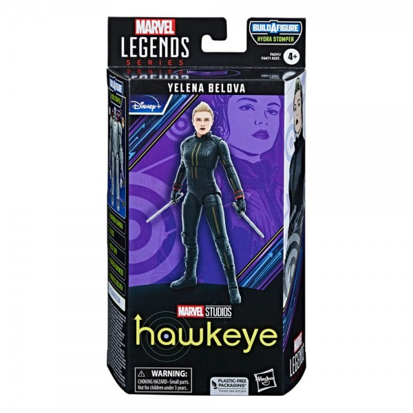 Hawkeye Marvel Legends Action Figure Yelena Belova (BAF: Hydra Stomper) 15 cm