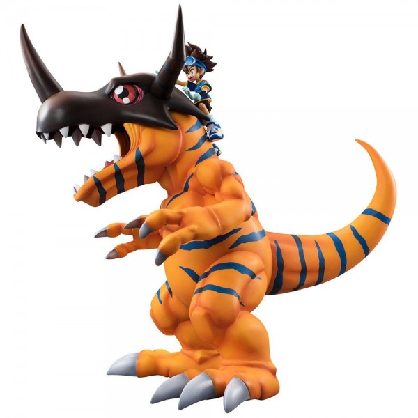 Digimon Adventure G.E.M. Serie Statue Greymon & Tai