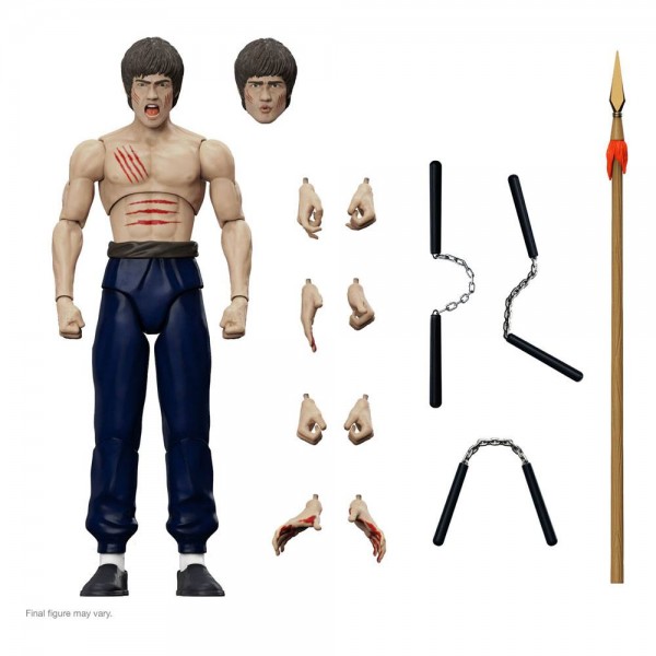Bruce Lee Ultimates Action Figure Bruce The Fighter
