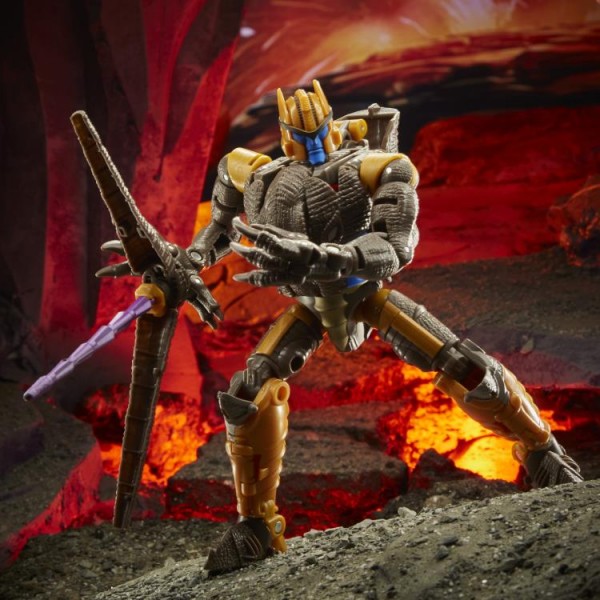 B-Ware Transformers Generations War For Cybertron KINGDOM Voyager Dinobot - defekte Pkg.