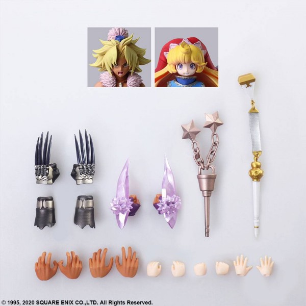 Trials of Mana Bring Arts Action Figures Kevin & Charlotte (2-Pack)