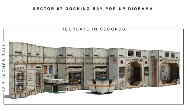 Extreme Sets Sector 07 Docking Bay Pop-Up Diorama 1/12