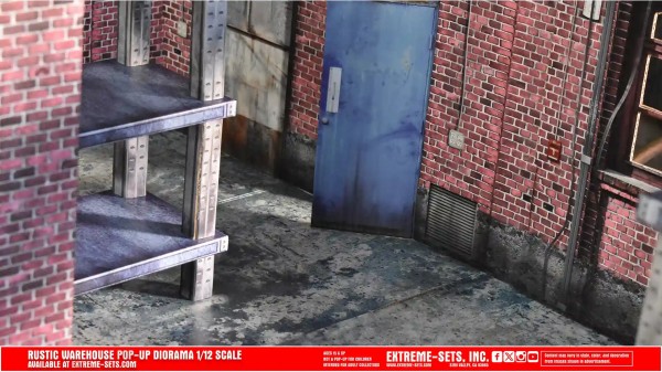 Extreme Sets Rustic Warehouse Pop-Up Diorama 1/12
