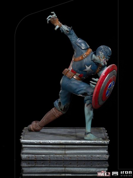 What If...? Art Scale Statue 1/10 Captain America Zombie