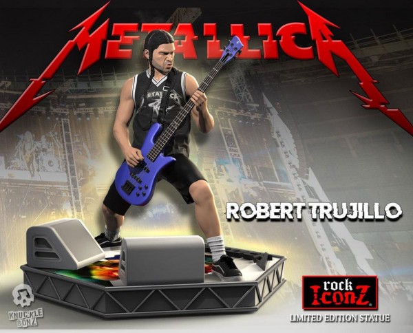 Metallica Rock Iconz Statue 1/9 Robert Trujillo