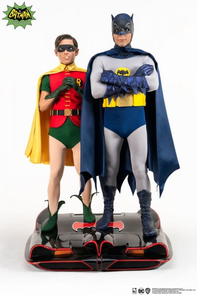 DC Comics Diorama Statue 1/4 Batman &amp; Robin 1966 52 cm