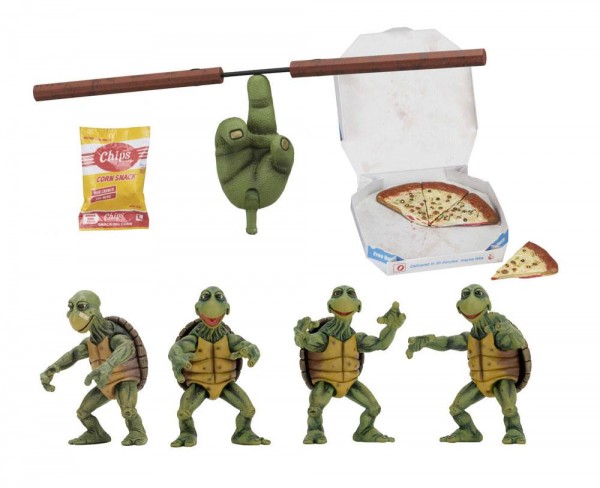 Teenage Mutant Ninja Turtles Action Figure 4-Pack 1:4 Baby Turtles 10 cm