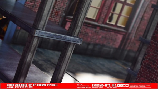 Extreme Sets Rustic Warehouse Pop-Up Diorama 1/12