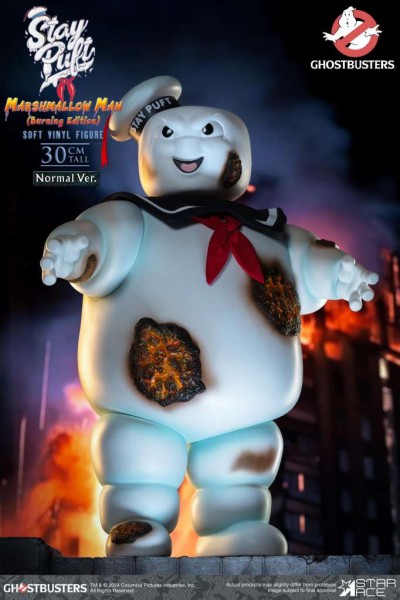 Ghostbusters Soft Vinyl Statue Stay Puft Marshmallow Man Burning Standard 30 cm