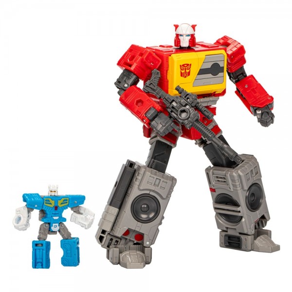 The Transformers: The Movie Generations Studio Series Voyager Class Actionfigur Autobot Blaster &amp; Ej