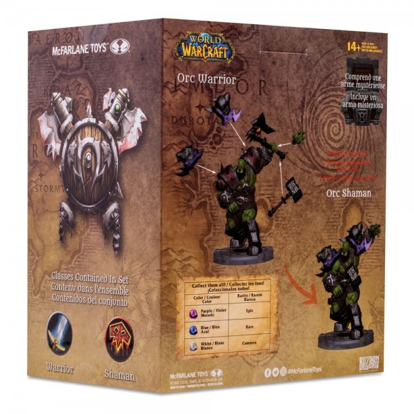World of Warcraft Actionfigur Orc: Shaman / Warrior 15 cm
