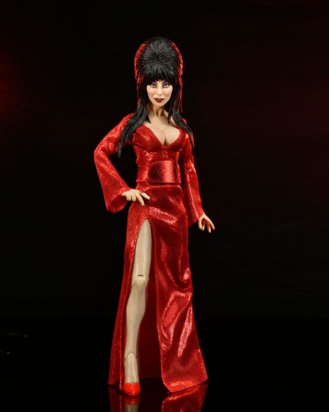 Elvira, Mistress of the Dark Clothed Action Figure Red, Fright, and Boo