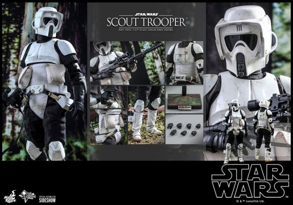 Star Wars Movie Masterpiece Action Figure 1/6 Scout Trooper (Episode VI)