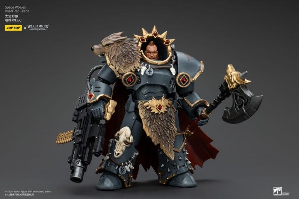 Warhammer The Horus Heresy Actionfigur 1/18 Space Wolves Hvarl Red-Blade 14 cm