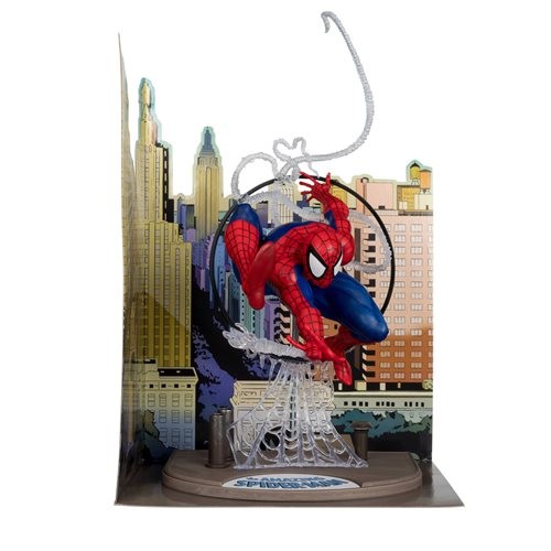 Marvel Wave 1 Spider-Man #6 1:10th Scale Posed Figure with Scene