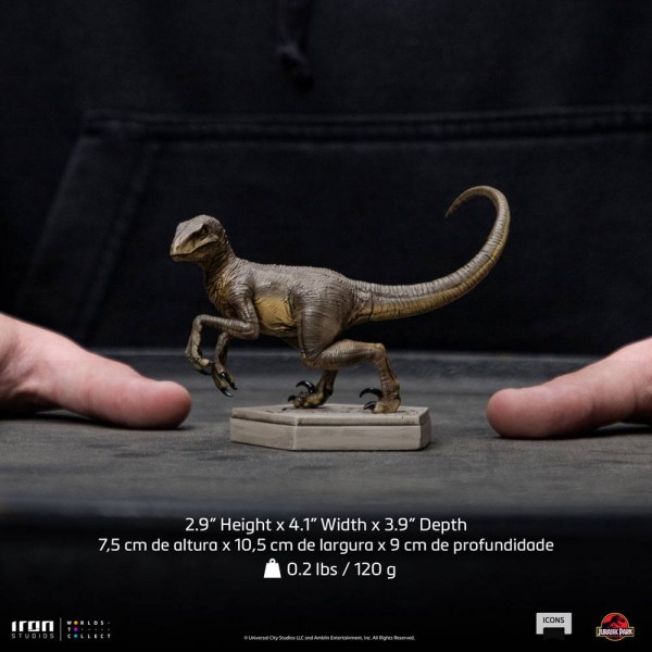 Jurassic World Icons Statue Velociraptor C