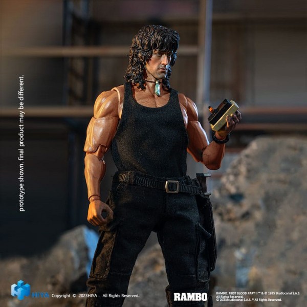 Rambo Exquisite Super Series Actionfigur 1:12 First Blood III John Rambo 16 cm