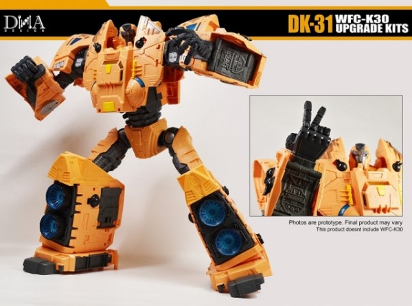 DNA Design DK-31 Upgrade Kit for Transformers WFC Kingdom WFC-K30 Titan Autobot Ark