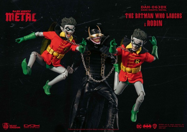 DC Comics: Dark Nights Death Metal - The Batman Who Laughs with Robin 1:9 Actionfiguren Set