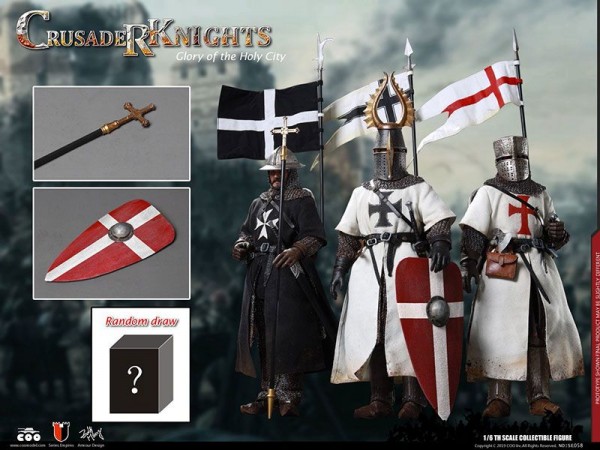 Coomodel Series of Empires Die-Cast Actionfigur 1/6 Crusader Knights Glory of the Holy City