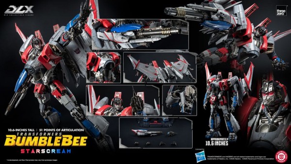 Transformers DLX Actionfigur Starscream Bumblebee 27 cm