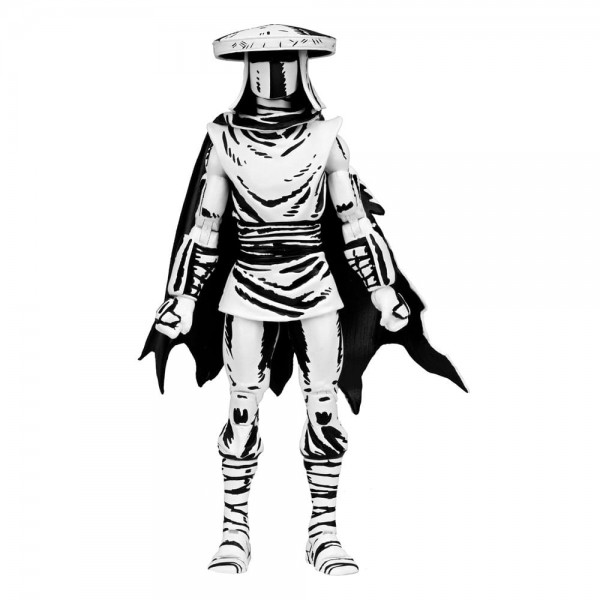 Teenage Mutant Ninja Turtles Actionfigur Elite Foot Ninja Guard Black &amp; White 18 cm