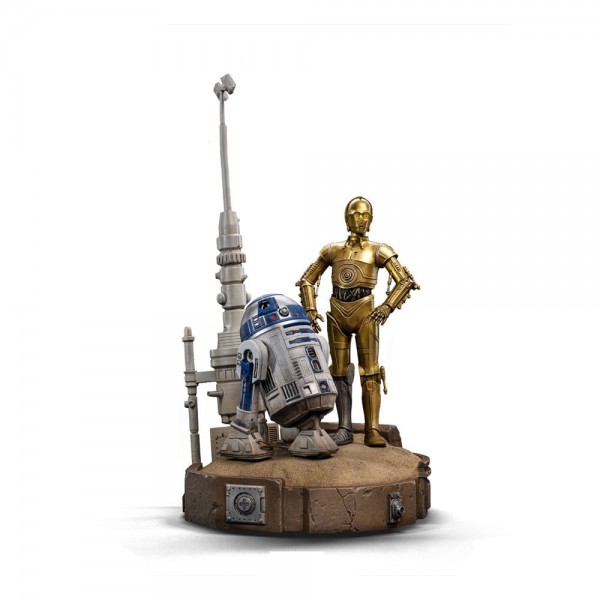 Star Wars Deluxe Art Scale Statue 1/10 C-3PO &amp; R2D2 31 cm