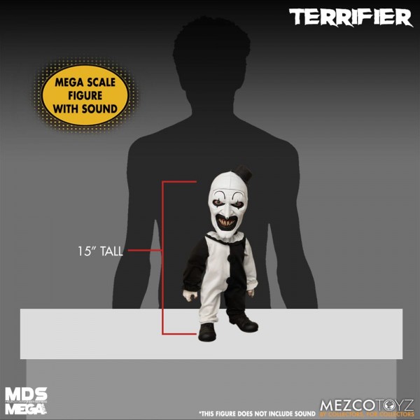 Terrifier MDS Mega Scale Puppe Art the Clown with Sound 38 cm