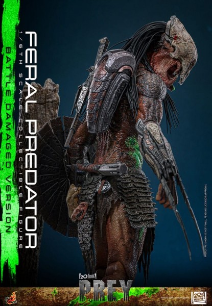 Prey Actionfigur 1/6 Feral Predator (Battle Damaged Version) 37 cm