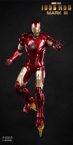 ZD Toys Actionfigur 1/10 Iron Man Mark III