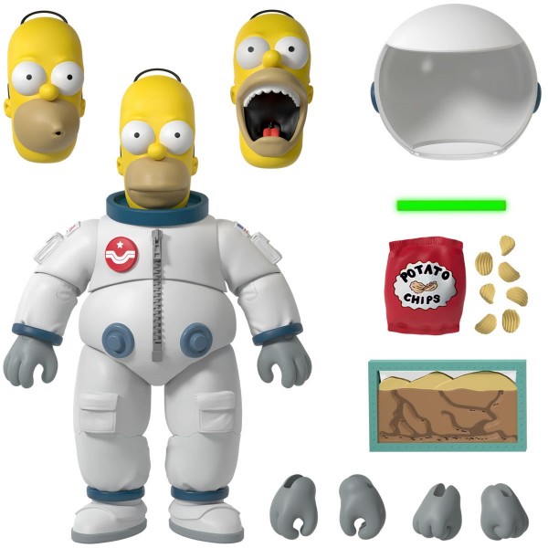 The Simpsons Ultimates Action Figure Deep Space Homer