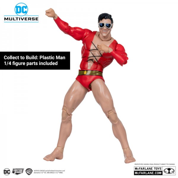 DC Multiverse Actionfigur Superman (JLA) - Collect to Build: Plastic Man