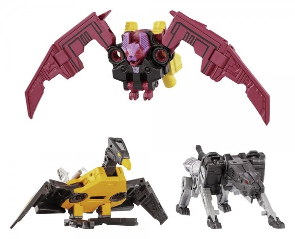 Transformers MPG Actionfiguren 3er-Pack MPG-22 Jaguar &amp; Buzzsaw &amp; Ratbat