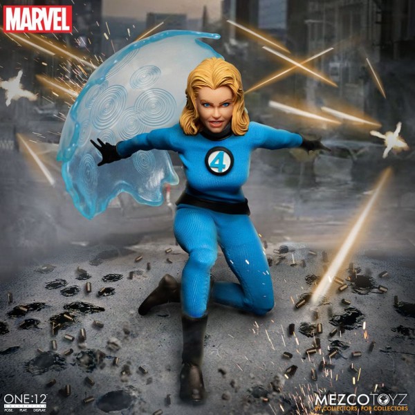Marvel 'The One:12 Collective' Action Figures 1/12 Fantastic Four (Deluxe Steel Box Set)