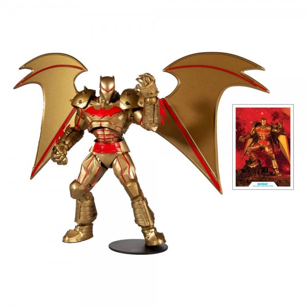 DC Multiverse Actionfigur Batman Hellbat Suit (Gold Edition)