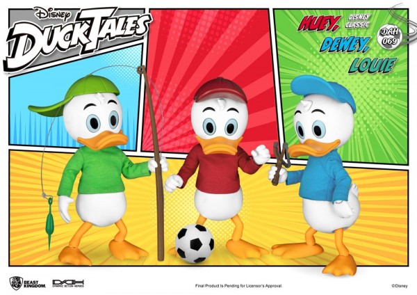 DuckTales Dynamic 8ction Heroes Action Figures Huey, Dewey & Louie (3-Pack)
