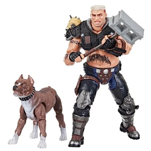 G.I. Joe Classified Series Dreadnok Road Pig and Rawkus Pet Dog Pit Bull Actionfigure