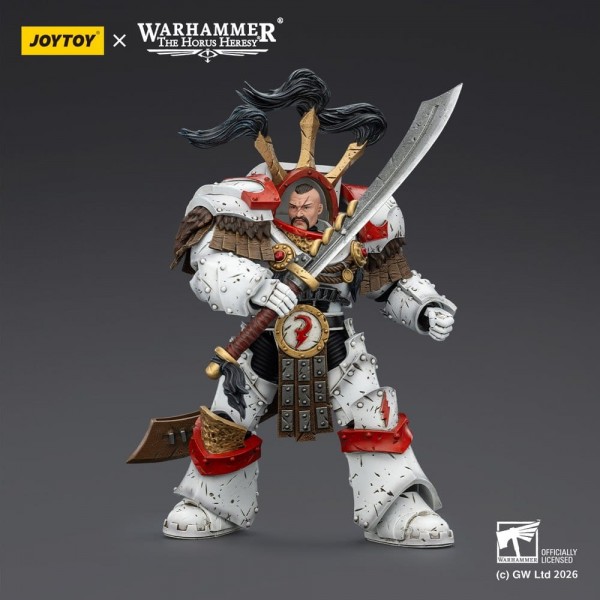 Warhammer 40,000 Actionfigur White Scars Legion Praetor in Cataphractii Terminator Armour 14 cm