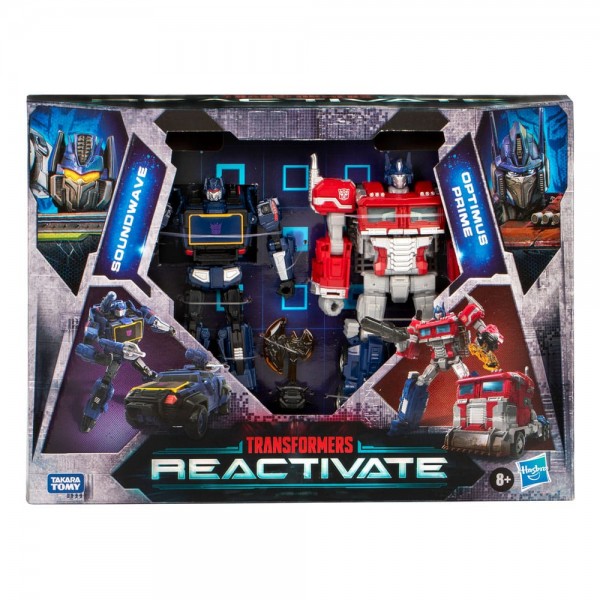 Transformers: Reactivate Actionfiguren 2er-Pack Optimus Prime & Soundwave 16 cm