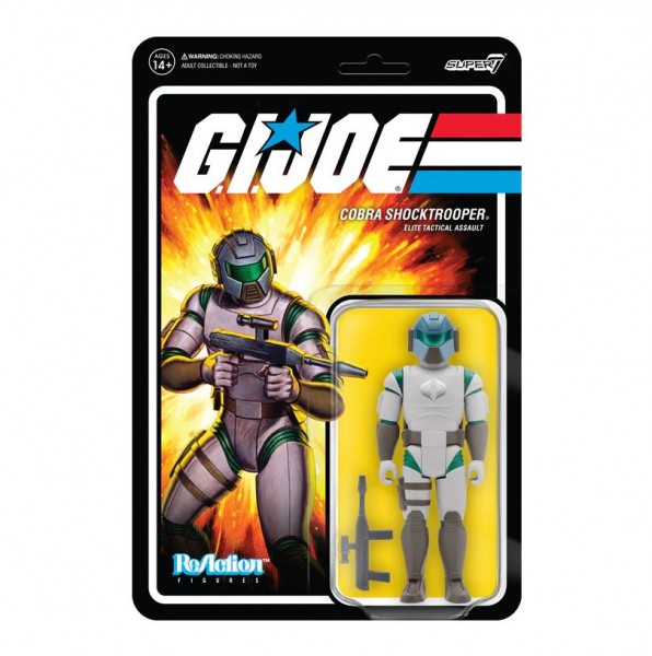 G.I. Joe ReAction Action Figure Cobra Shocktrooper (A)