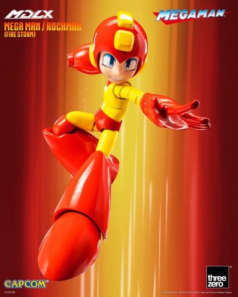 Mega Man MDLX Actionfigur Mega Man / Rockman (Fire Storm) 10 cm