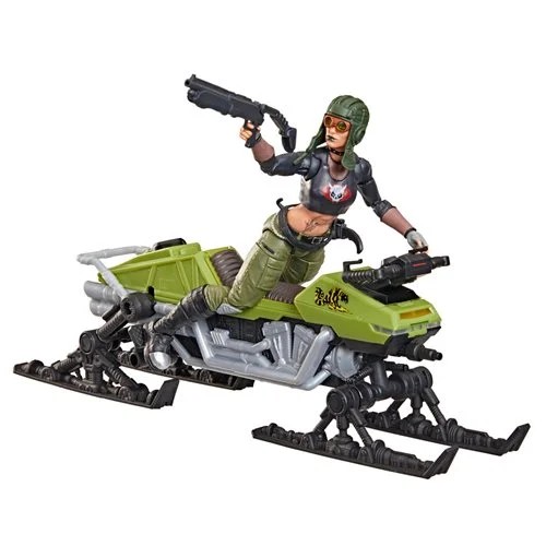 G.I. Joe Classified Series Zanya and Dreadnok Chameleon (Swamp Skier) Vehicle 6-Inch Actionfigur