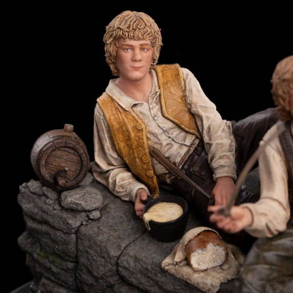 Der Herr der Ringe Mini Statue Merry und Pippin 12 cm-Copy