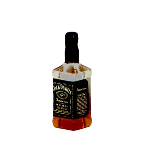 Whiskyflasche aus Kunststoff - 1:12 - 0,5 x 2 cm