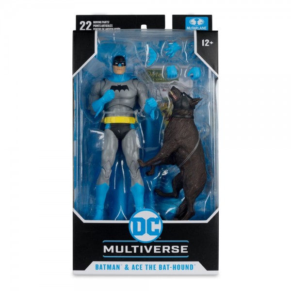 DC Multiverse Actionfigur 18 cm Batman & Ace the Bat-Hound (Silver Age)